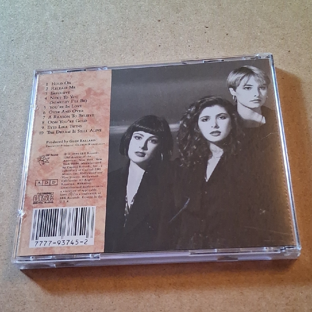 Wilson Phillips Music CD 1990 SBK - Picture 5 of 8